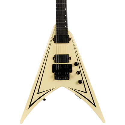 Spira V-420 AWH V-Style Electric Guitar, Antique White