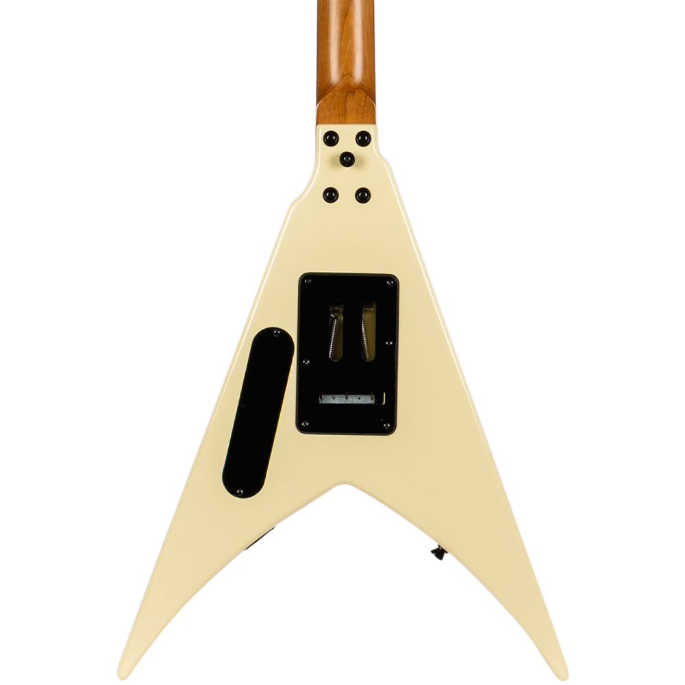 Spira V-420 AWH V-Style Electric Guitar, Antique White