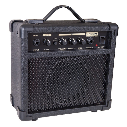 Kinsman BB10 10 Watt Electric Guitar Amplifier, Black