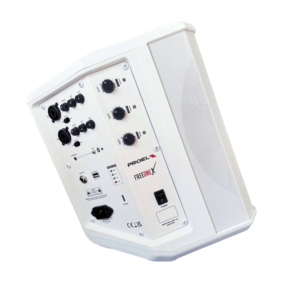 Proel FREEONEX All-In-One Battery Powered Personal PA, White