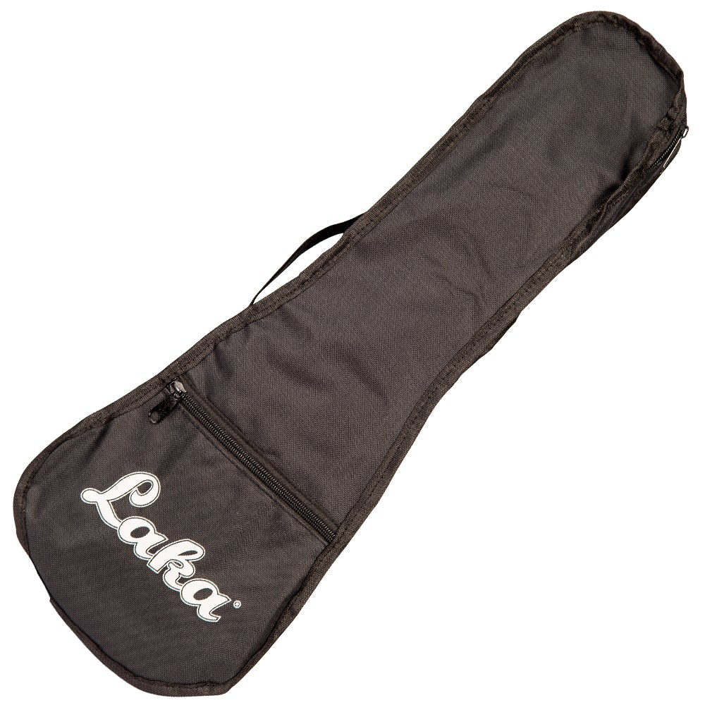 Laka VUS15OR Rainbow Series Soprano Ukulele & Carry Bag, Orange