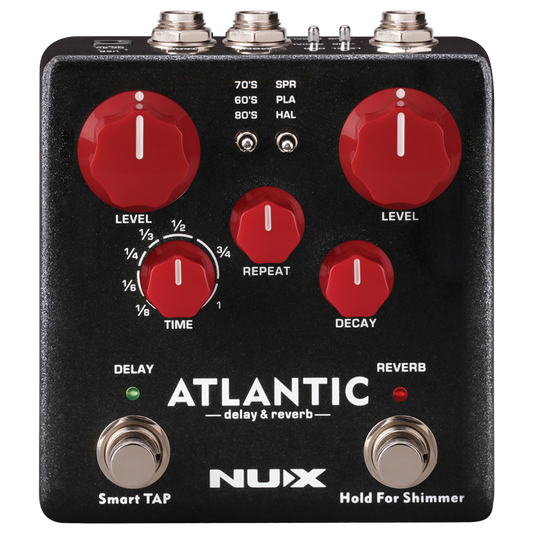 NUX Atlantic Delay & Reverb Effects Pedal