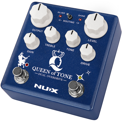 NUX Queen of Tone Dual Stacked Overdrive Effects Pedal