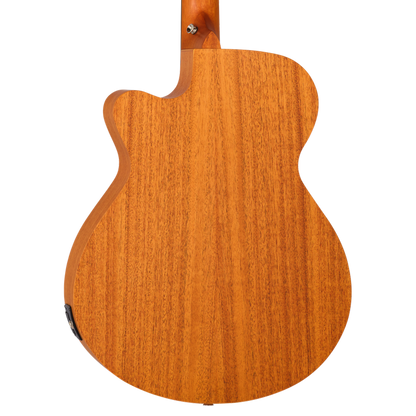 Tanglewood TRGT4CE Roadster GT Super Folk Electro-Acoustic Guitar w/Hard Foam Case, Natural