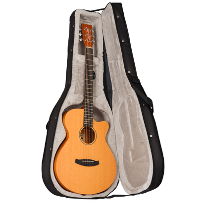 Tanglewood TRGT4CE Roadster GT Super Folk Electro-Acoustic Guitar w/Hard Foam Case, Natural