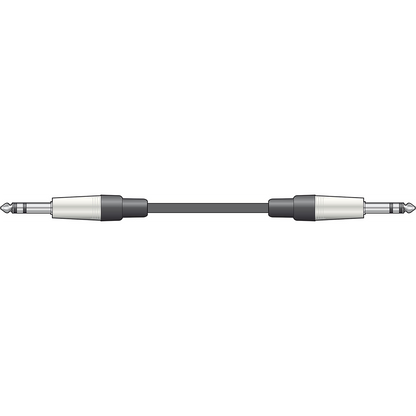 Citronic Classic Audio Leads 6.3mm TRS Jack Plug - 6.3mm TRS Jack Plug
