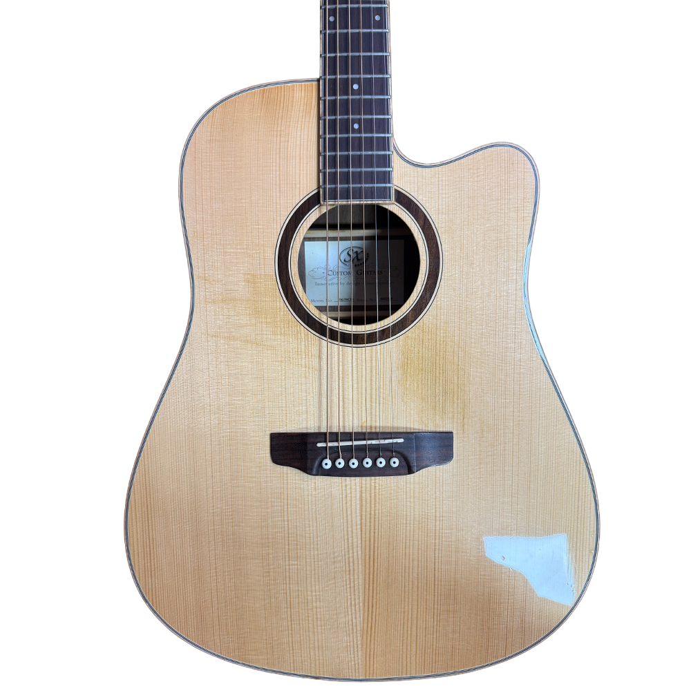 SX DG50CE+ Electric Acoustic Guitar - in Natural (Pre-Owned)