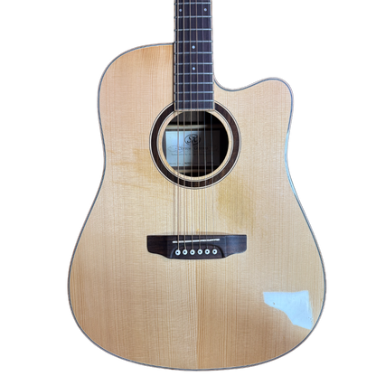 SX DG50CE+ Electric Acoustic Guitar - in Natural (Pre-Owned)