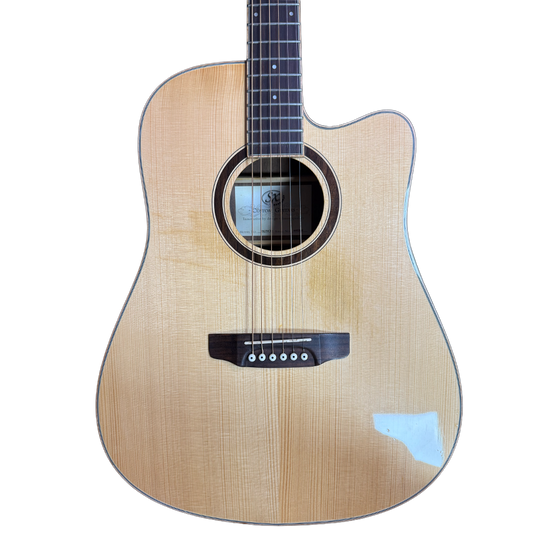 SX DG50CE+ Electric Acoustic Guitar - in Natural (Pre-Owned)