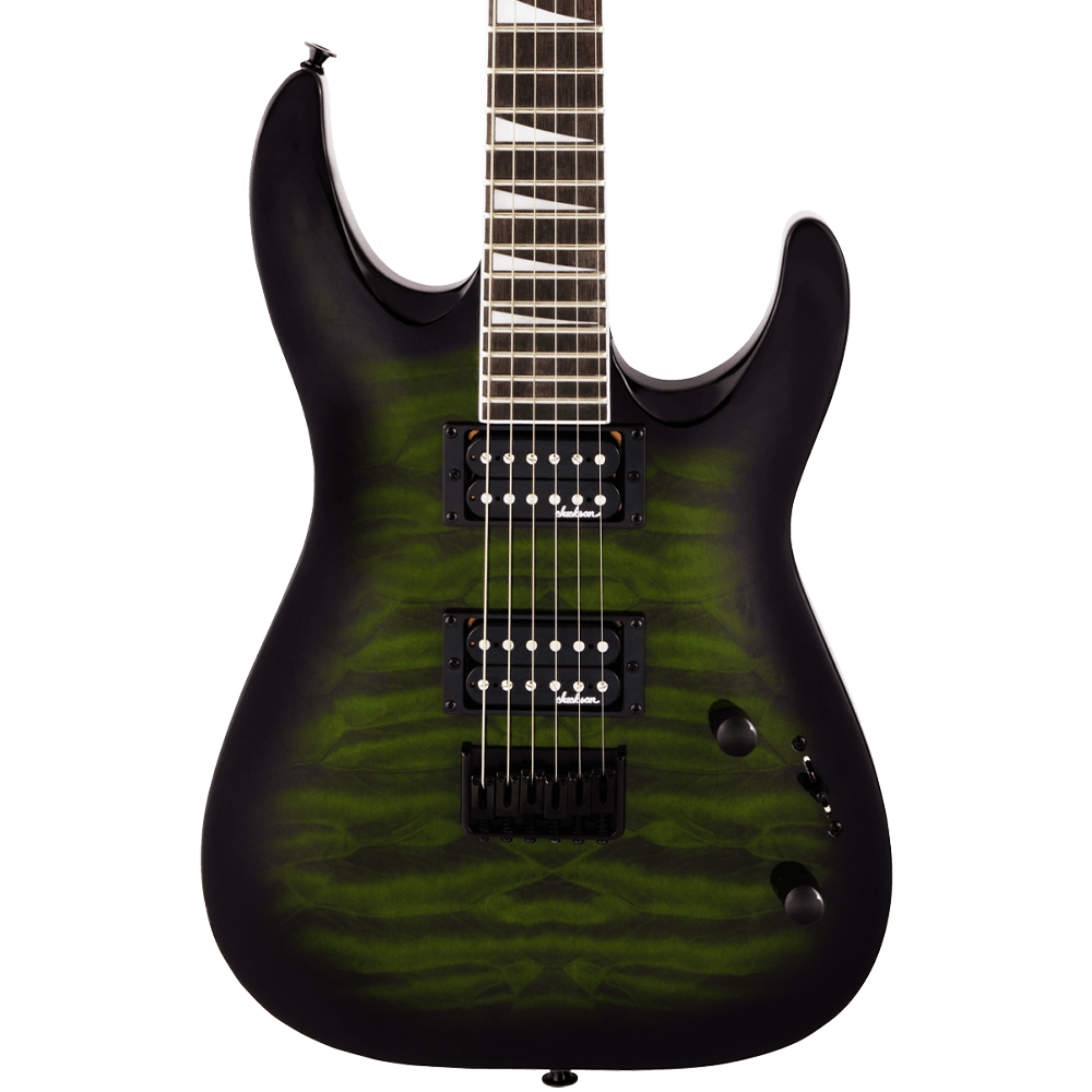 Jackson JS Series Dinky Arch Top JS32Q DKA HT, Transparent Green Burst (B-Stock)