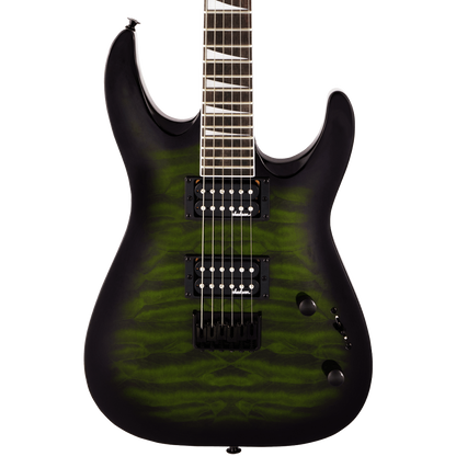 Jackson JS Series Dinky Arch Top JS32Q DKA HT, Transparent Green Burst (B-Stock)