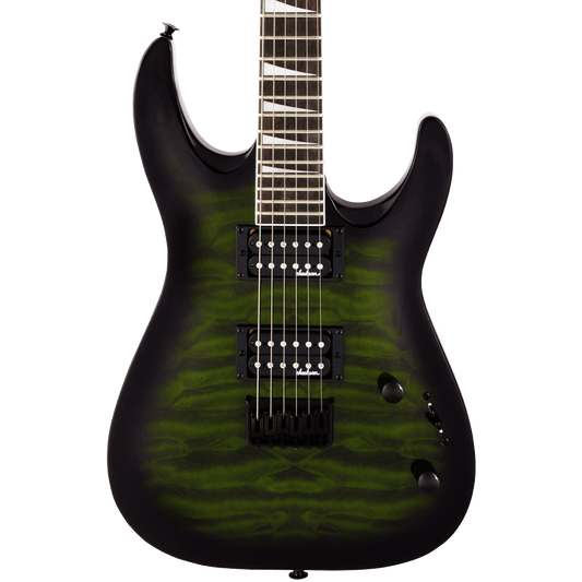 Jackson JS Series Dinky Arch Top JS32Q DKA HT, Transparent Green Burst (B-Stock)