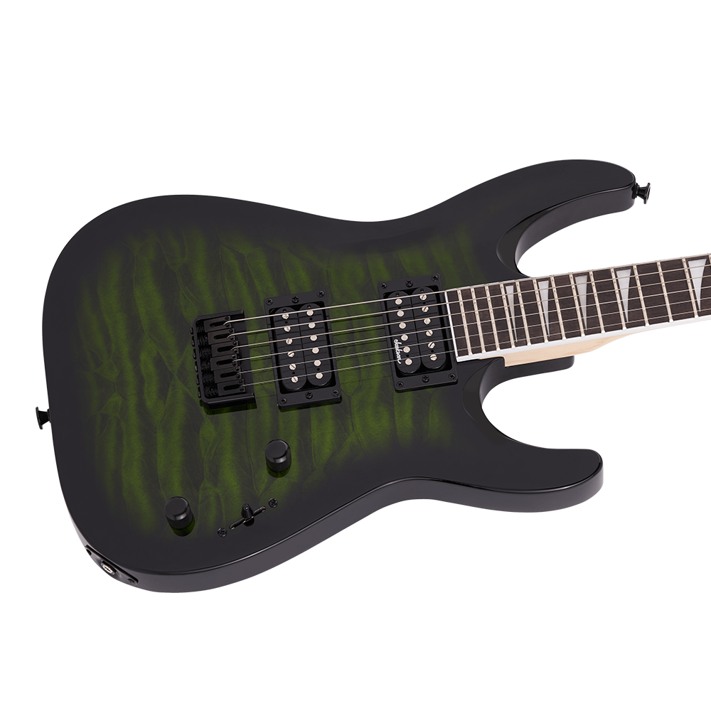 Jackson JS Series Dinky Arch Top JS32Q DKA HT, Transparent Green Burst (B-Stock)