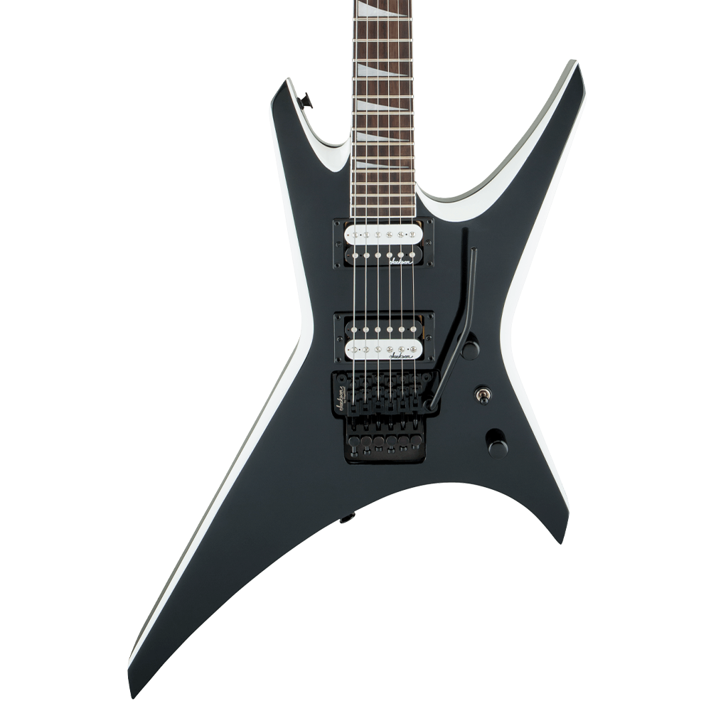 Jackson JS Series Warrior JS32, Amaranth Fingerboard, Black with White Bevels (B-Stock)