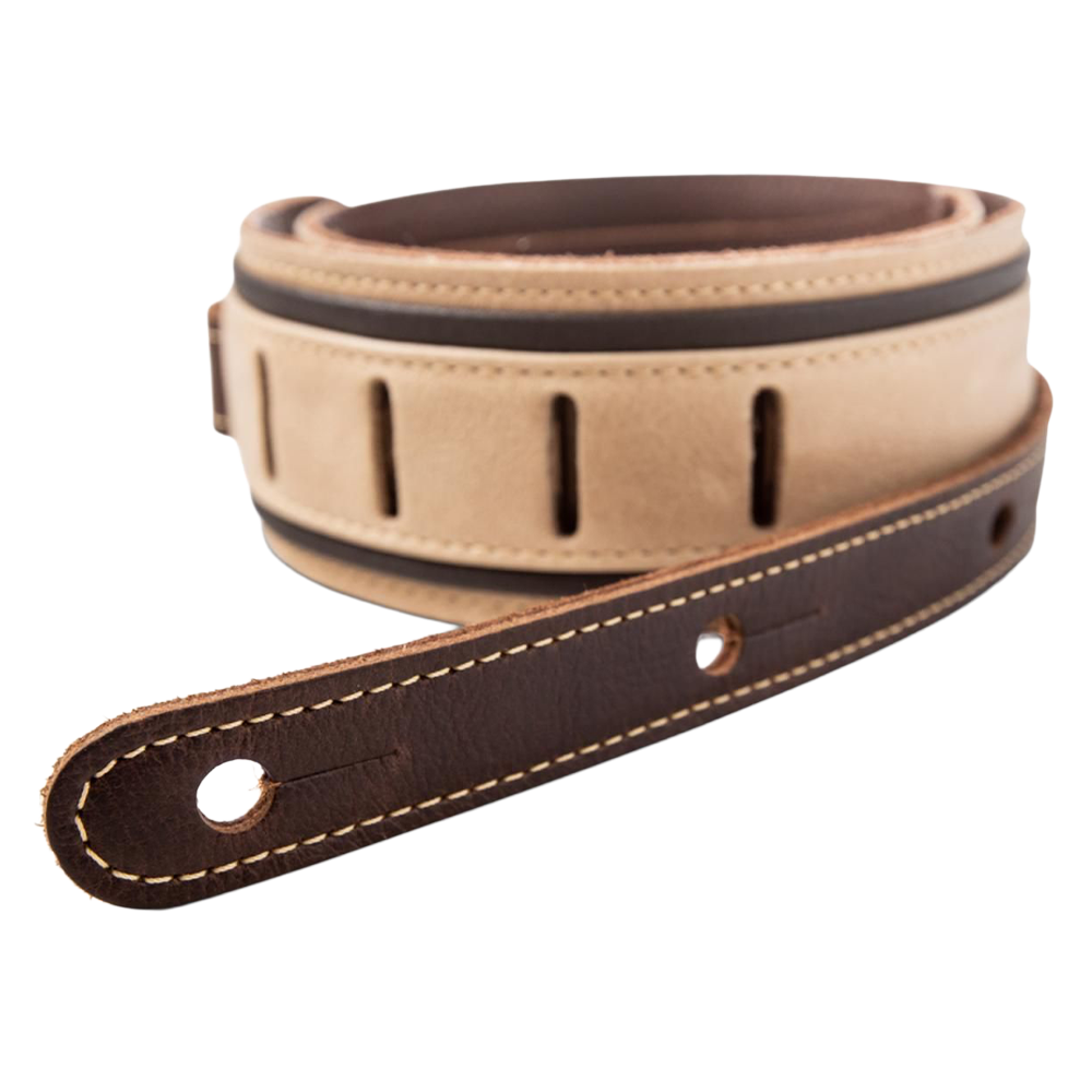 Taylor Reflections 2.5" Leather Guitar Strap - Spruce/Ebony