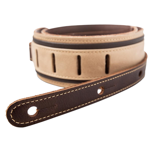 Taylor Reflections 2.5" Leather Guitar Strap - Spruce/Ebony
