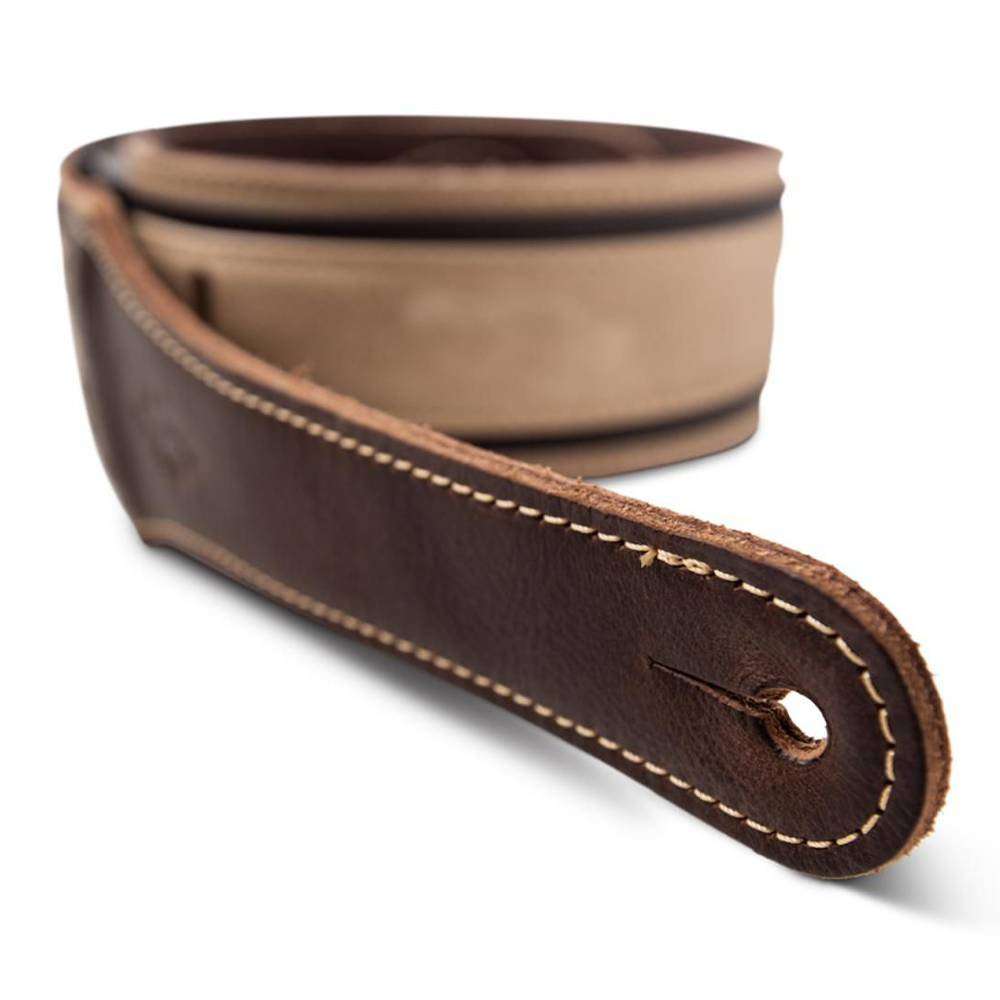Taylor Reflections 2.5" Leather Guitar Strap - Spruce/Ebony
