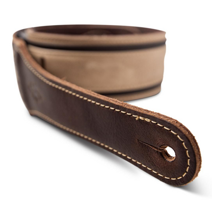 Taylor Reflections 2.5" Leather Guitar Strap - Spruce/Ebony