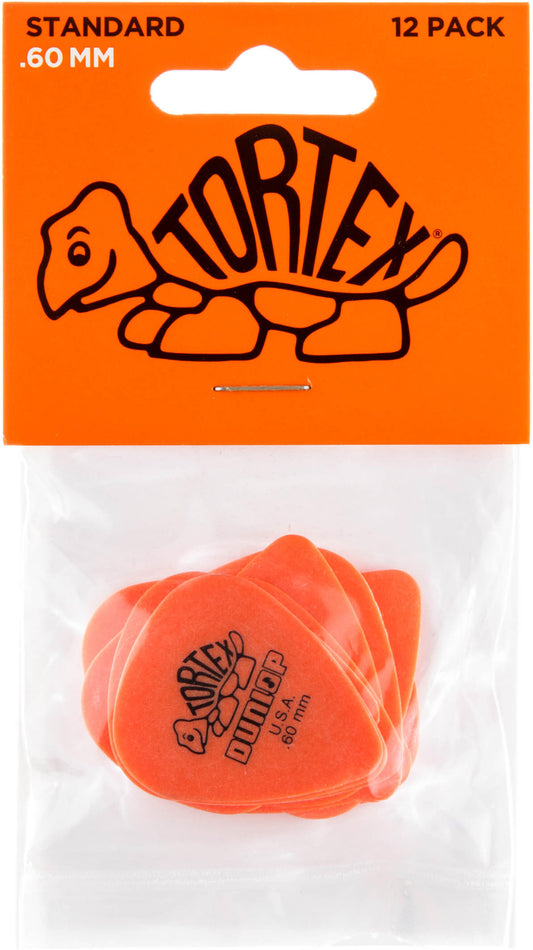 Dunlop Tortex Standard Picks 0.60mm, 12 Pack