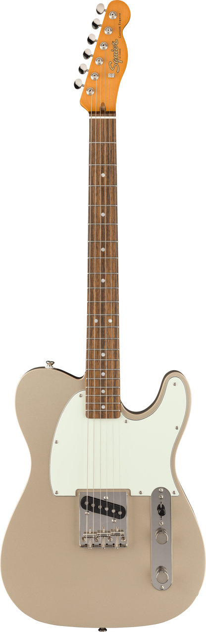 Squier FSR Classic Vibe '60s Custom Esquire Electric Guitar, LRL, Shoreline Gold