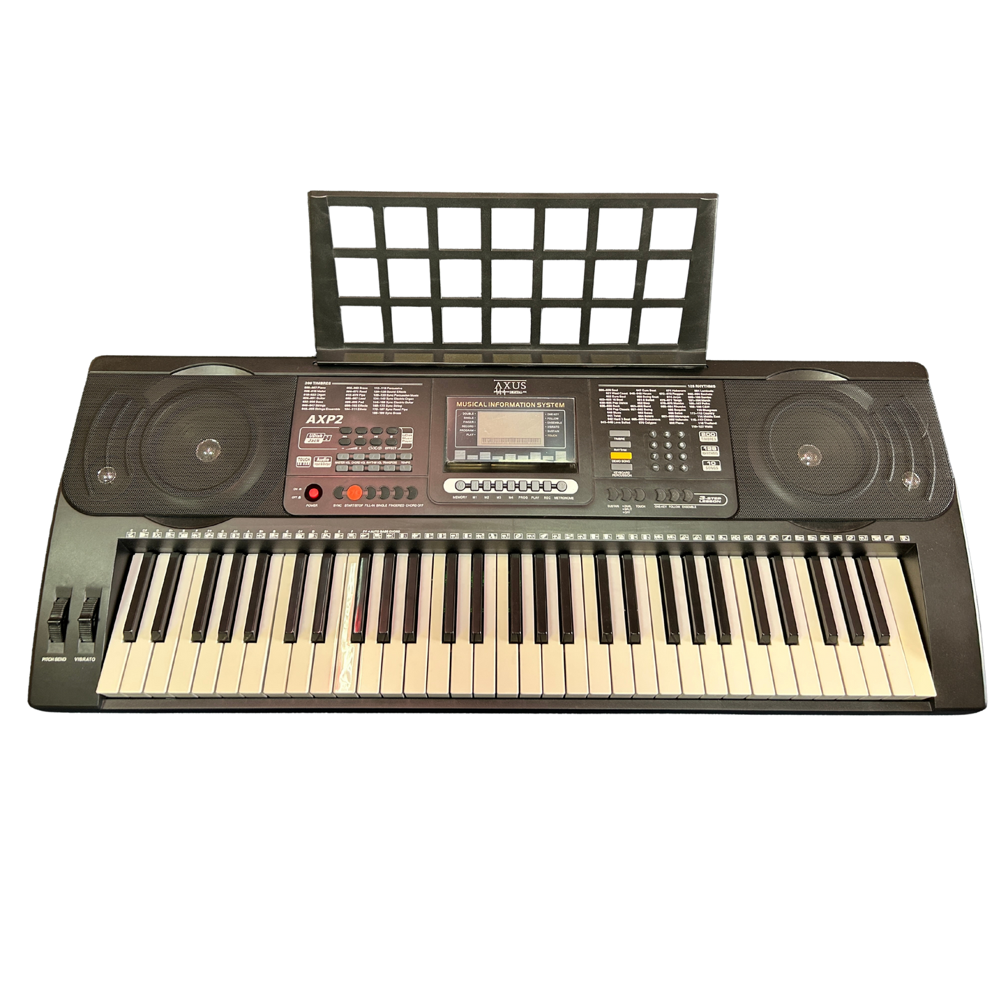 Axus AXP2 61 Note Touch Sensitive Electronic Keyboard