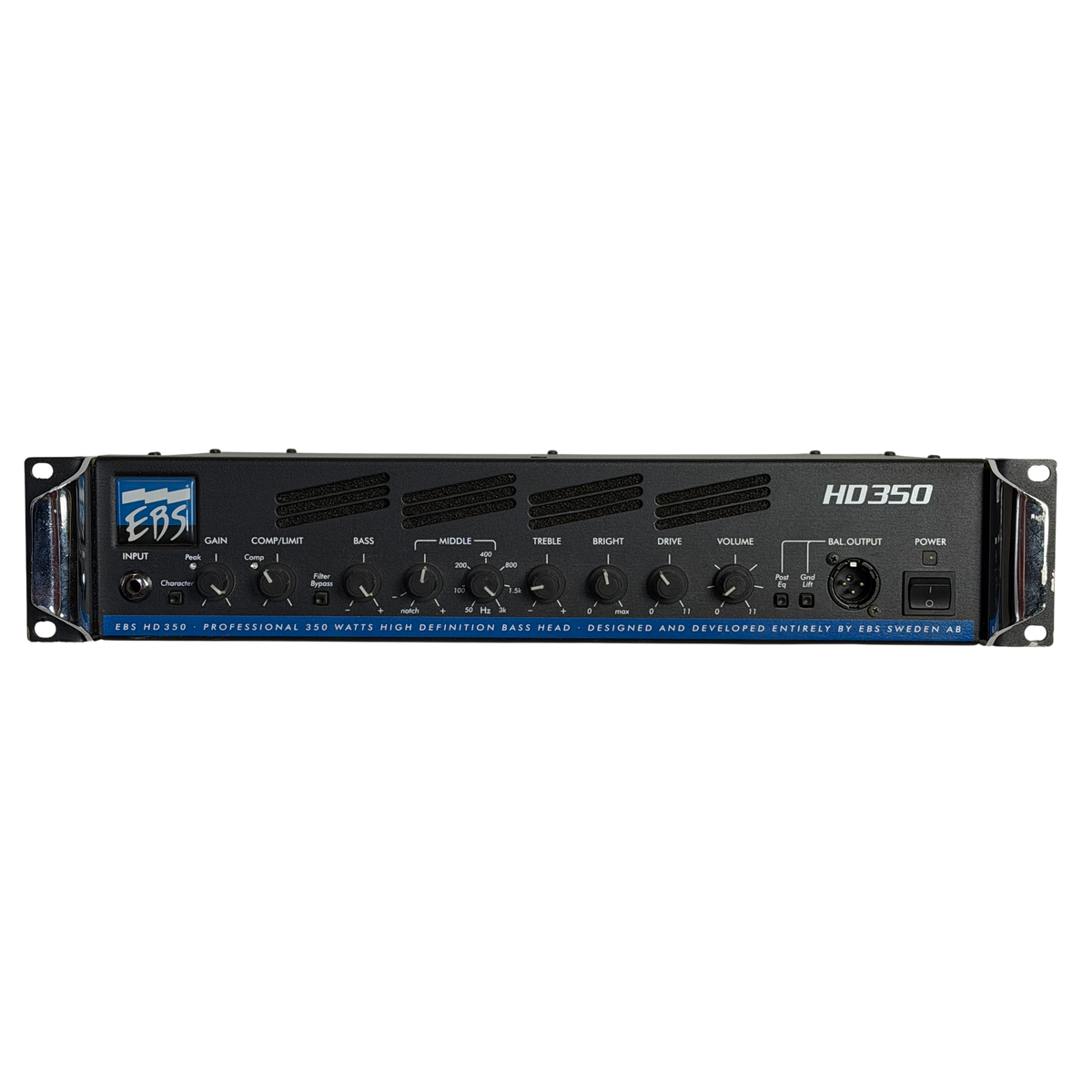 EBS HD350 Professional 350W Bass Amplifier Head (Pre-Owned)