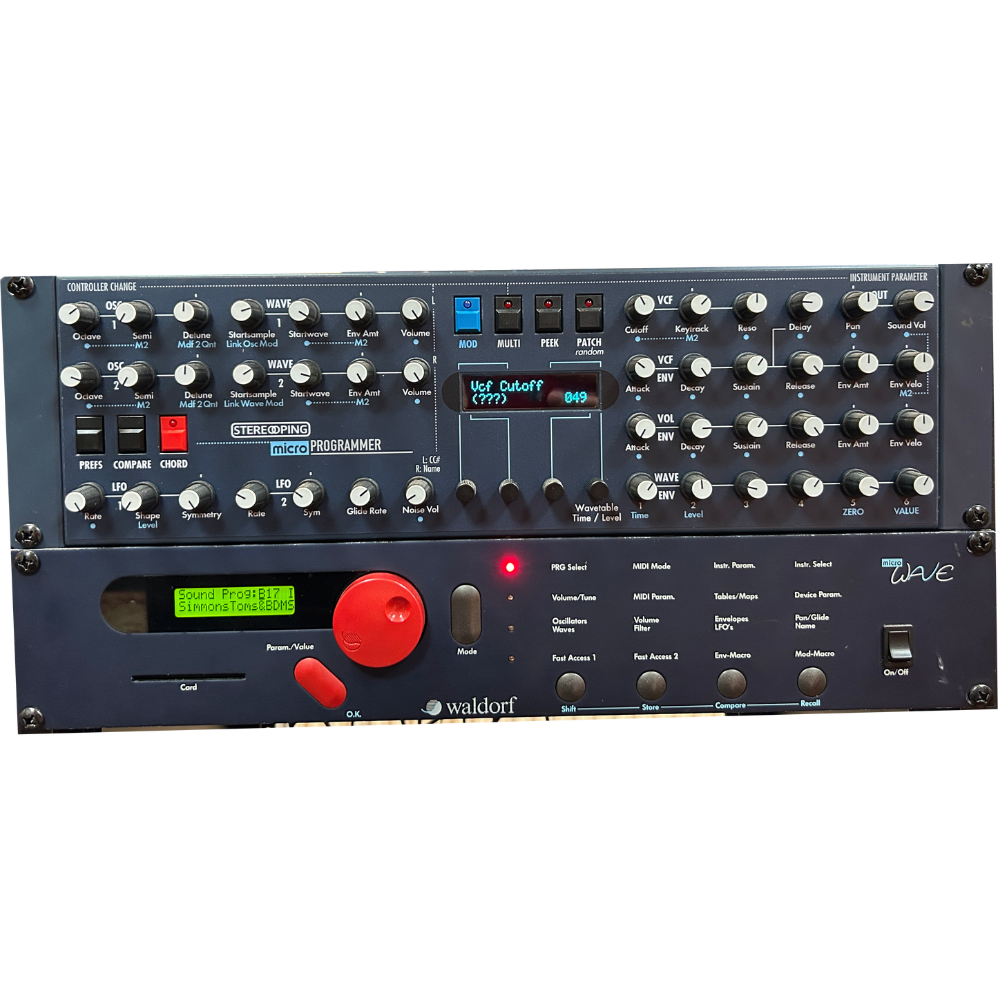 Waldorf Microwave 1 Rev-A Synth with Stereoping Controller