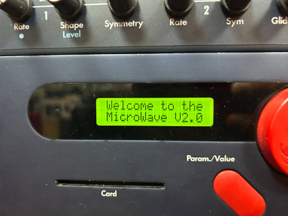 Waldorf Microwave 1 Rev-A Synth with Stereoping Controller