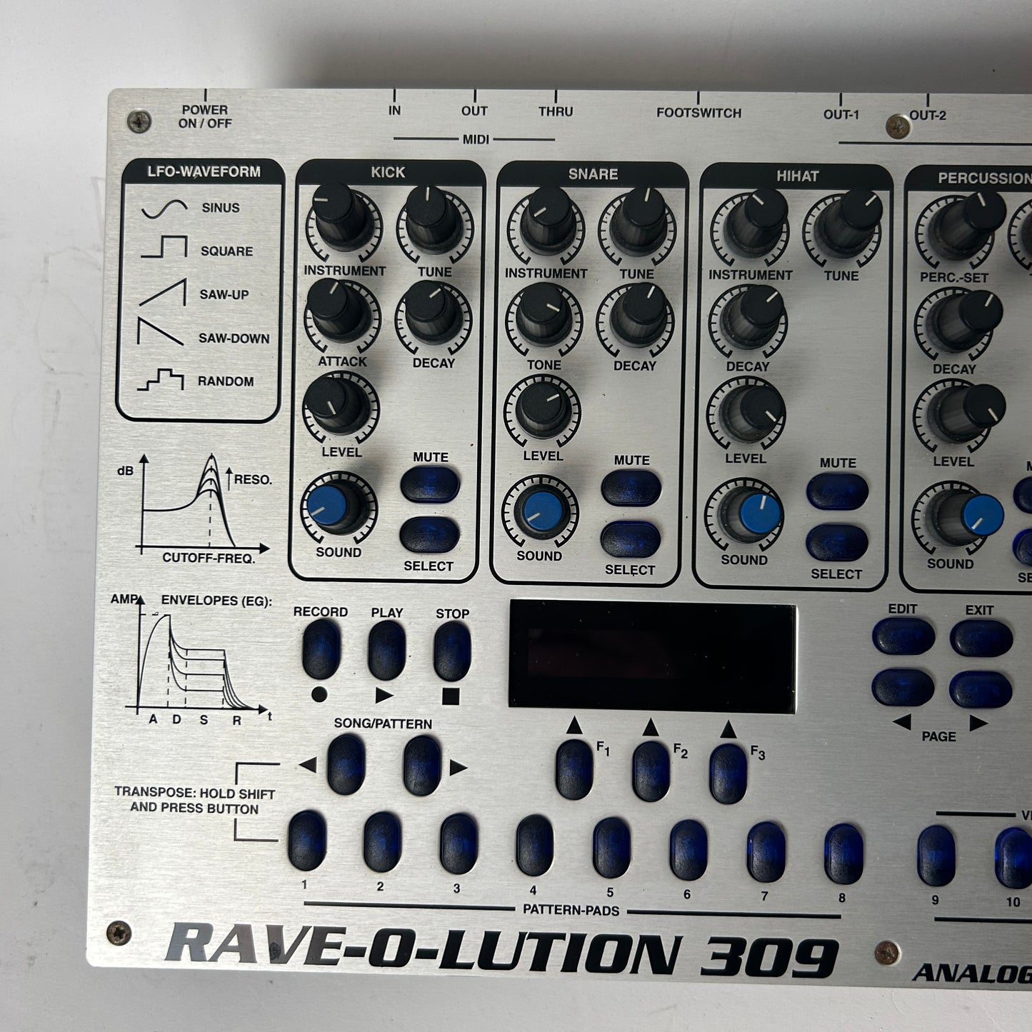 Quasimidi Rave-O-Lution 309 Hardware Groovebox (Pre-Owned)