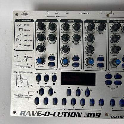 Quasimidi Rave-O-Lution 309 Hardware Groovebox (Pre-Owned)