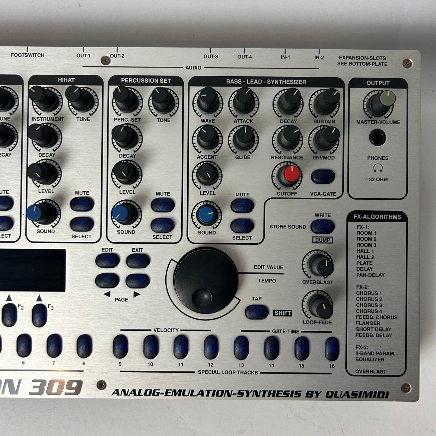 Quasimidi Rave-O-Lution 309 Hardware Groovebox (Pre-Owned)