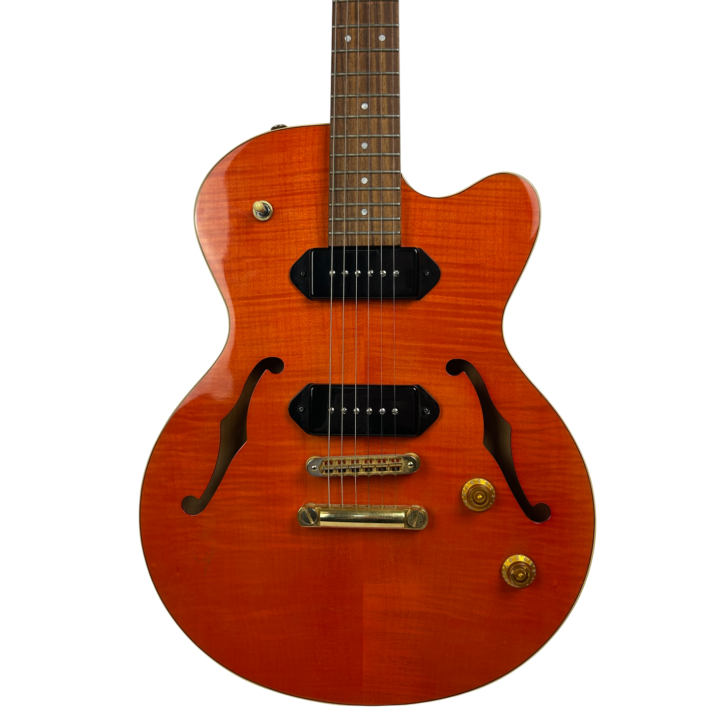 Yamaha AEX502 Semi-Hollow Electric, Orange Stain