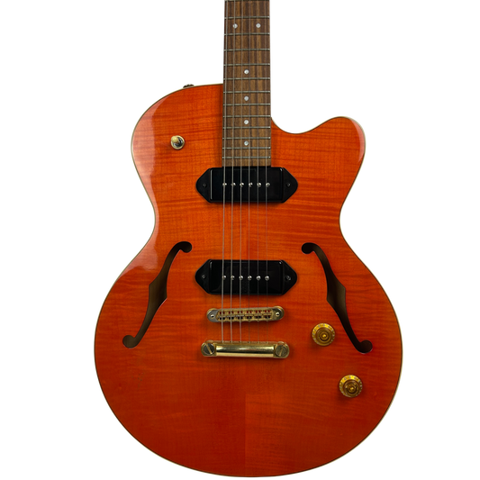 Yamaha AEX502 Semi-Hollow Electric, Orange Stain