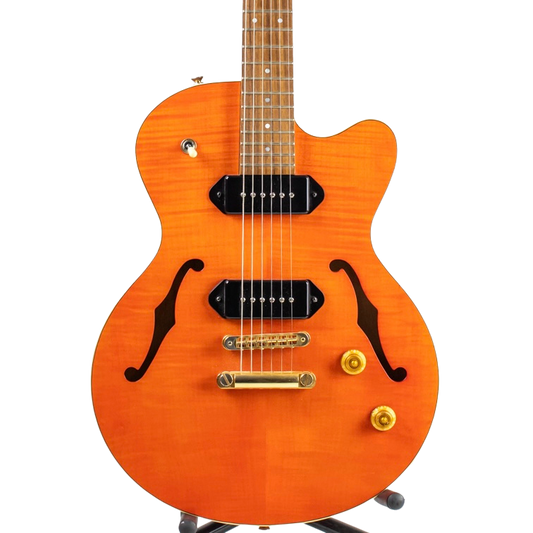Yamaha AEX502 Semi-Hollow Electric, Orange Stain (Pre-Owned)