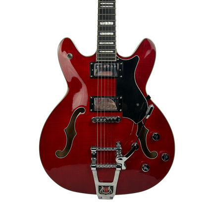 Hagstrom Viking DLX Wild Cherry Transparent