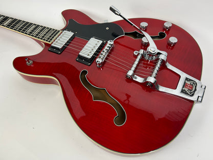 Hagstrom Viking DLX Wild Cherry Transparent