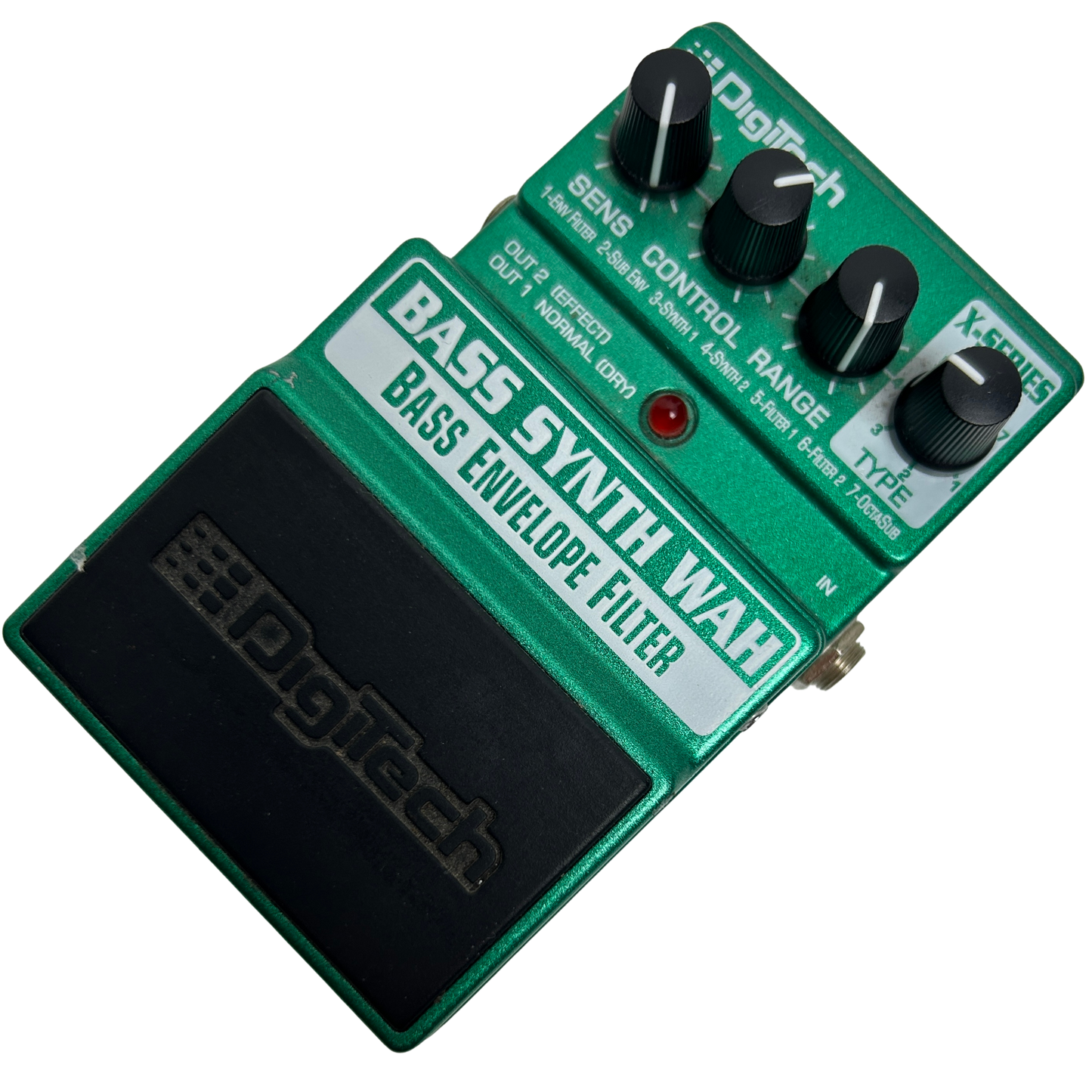Digitech Bass Synth Wah Effects Pedal