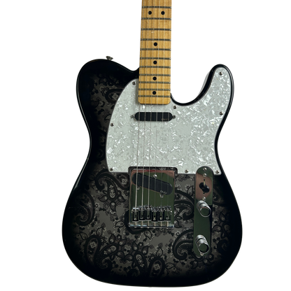 Fender MIM Black Paisley Telecaster MN with EMG Pickups