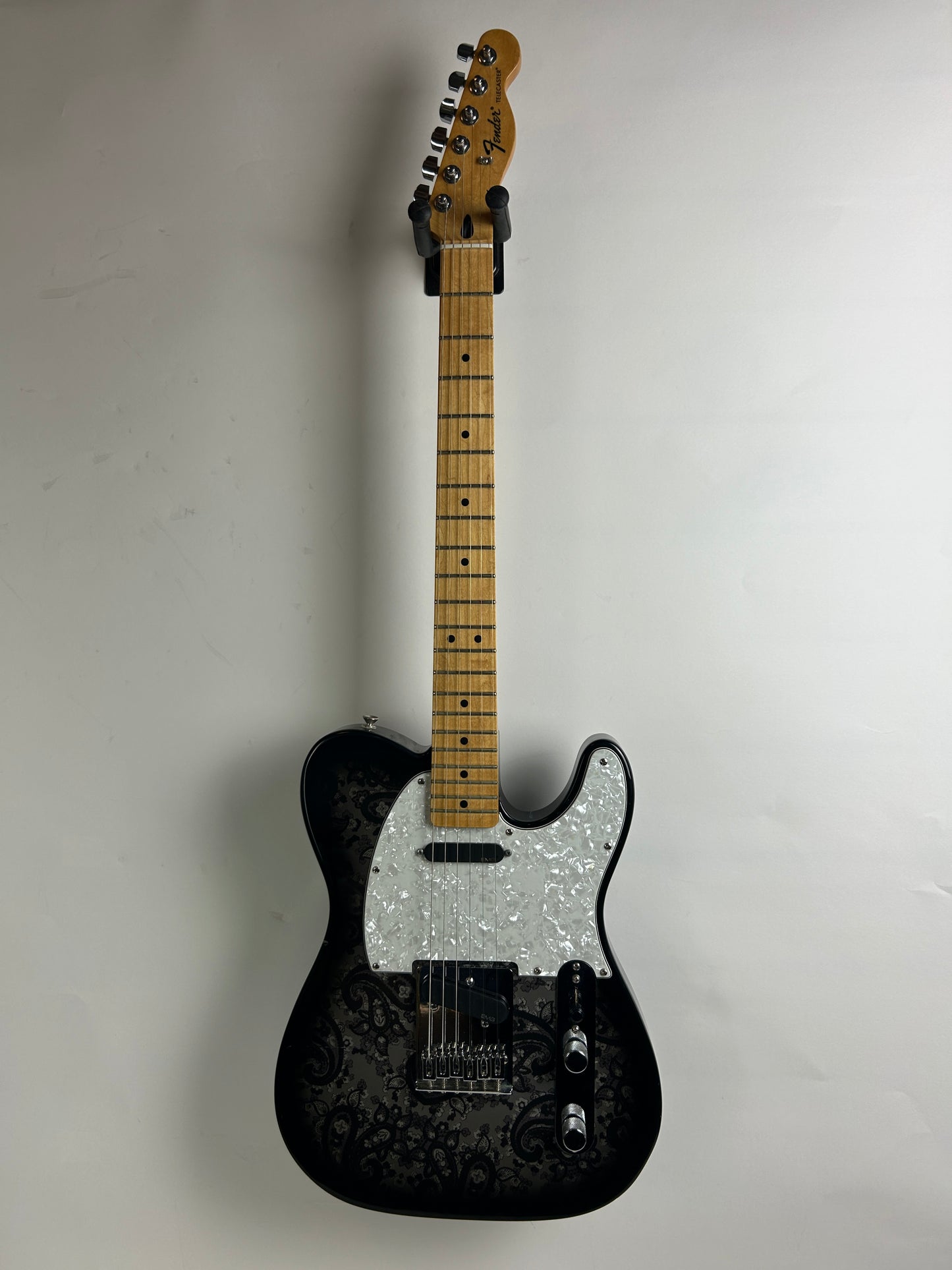 Fender MIM Black Paisley Telecaster MN with EMG Pickups