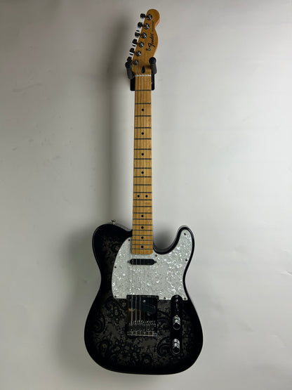 Fender MIM Black Paisley Telecaster MN with EMG Pickups