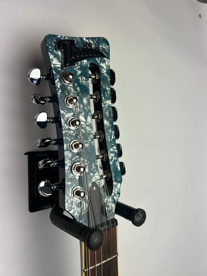 Italia Rimini 12 12-String Semi Acoustic Guitar, Blue Pearl
