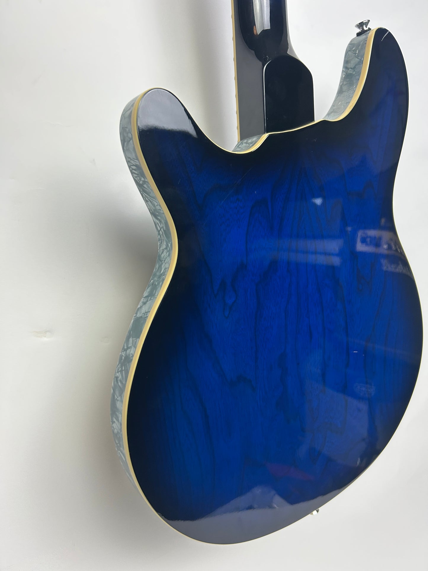 Italia Rimini 12 12-String Semi Acoustic Guitar, Blue Pearl