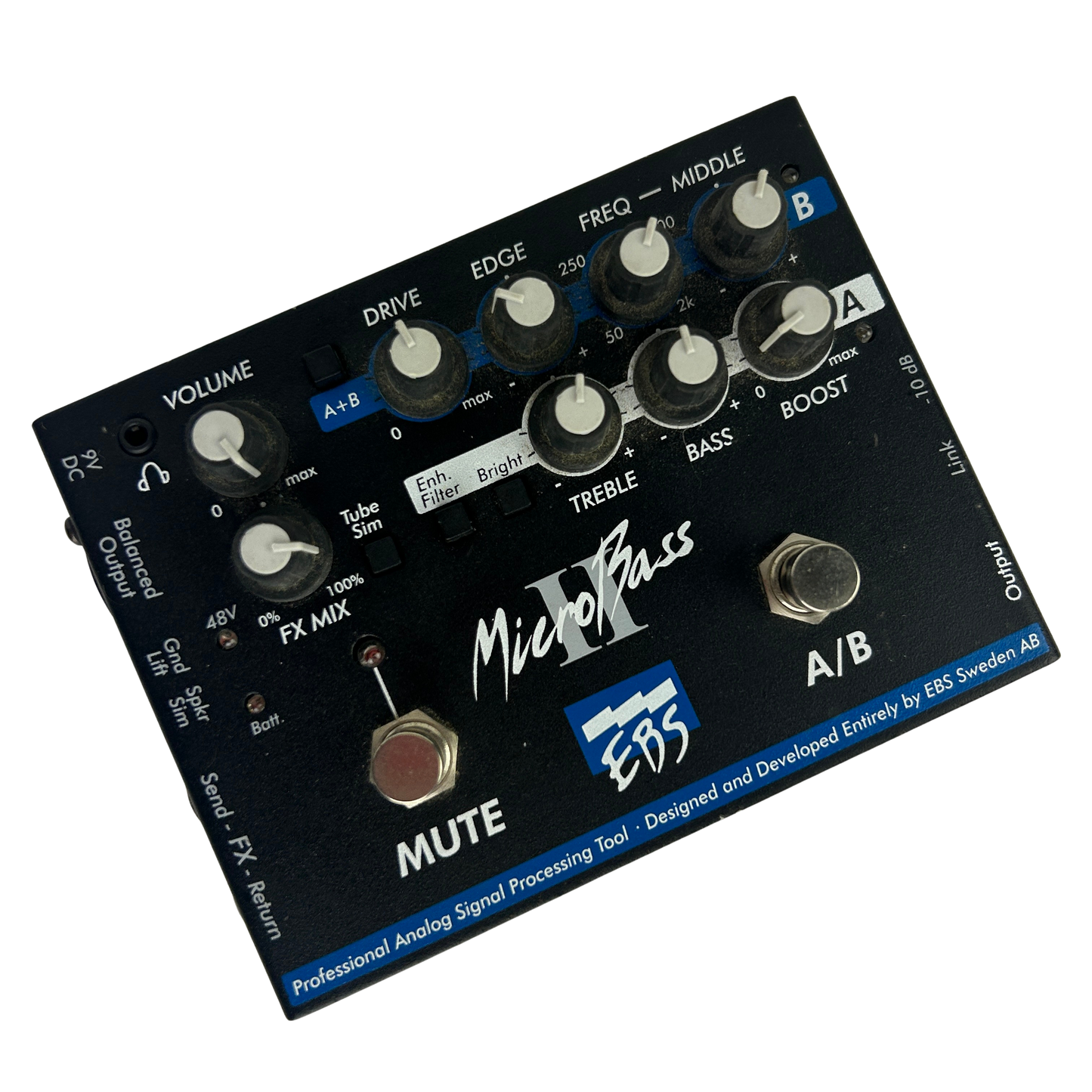 EBS Microbass II Bass Preamp Pedal (Pre-Owned)