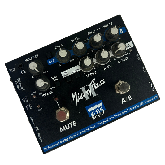 EBS Microbass II Bass Preamp Pedal (Pre-Owned)