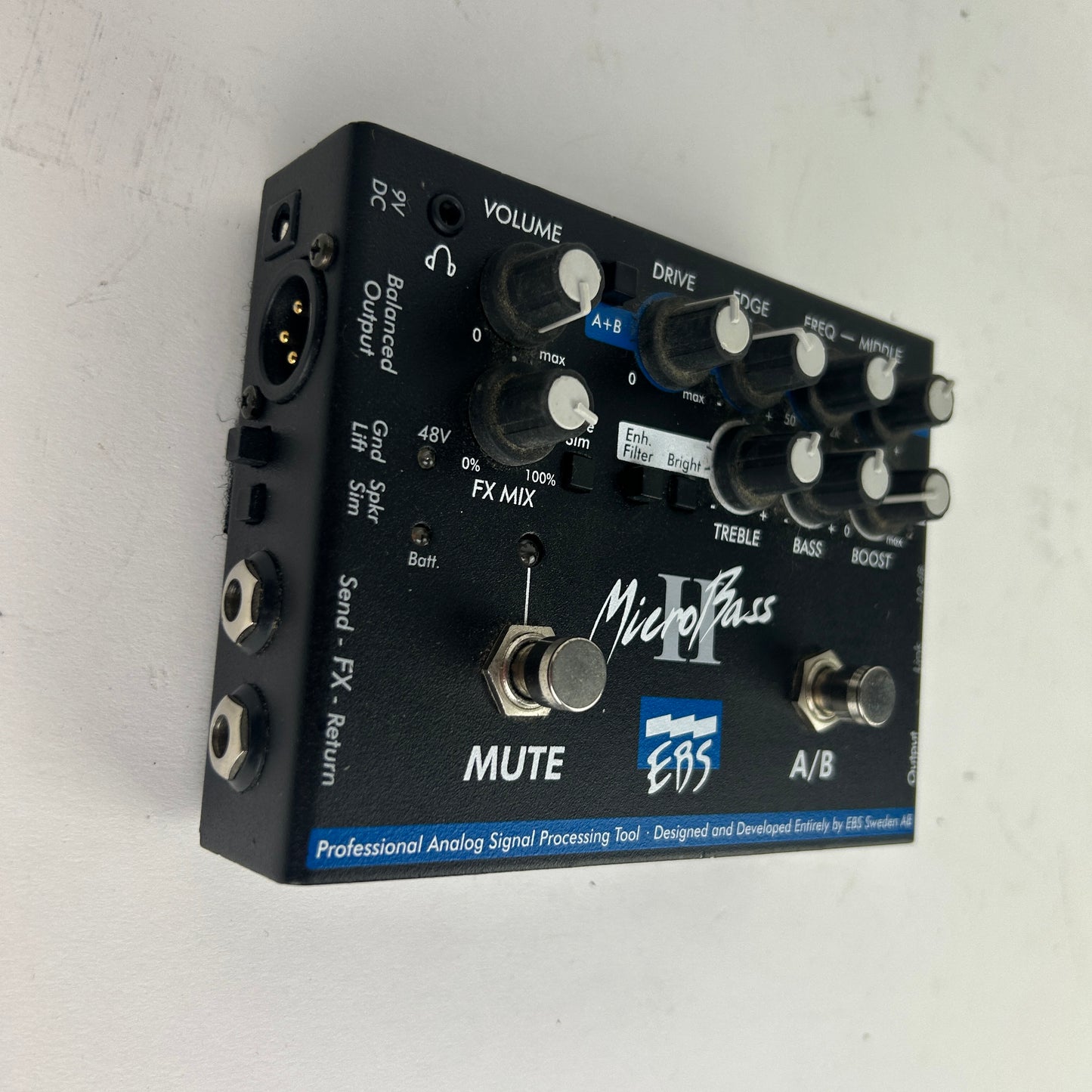 EBS Microbass II Bass Preamp Pedal (Pre-Owned)