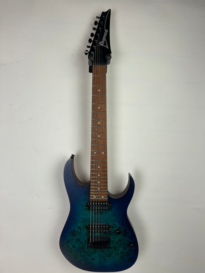Ibanez RG7421PB 7-String, Sapphire Blue Flat (Pre-Owned)