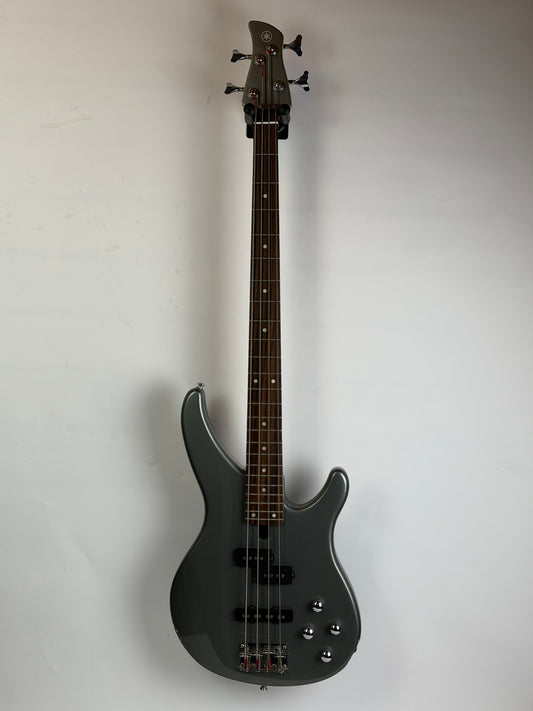 Yamaha TRBX204 4-String Electric Bass Guitar, Grey Metallic (Pre-Owned)
