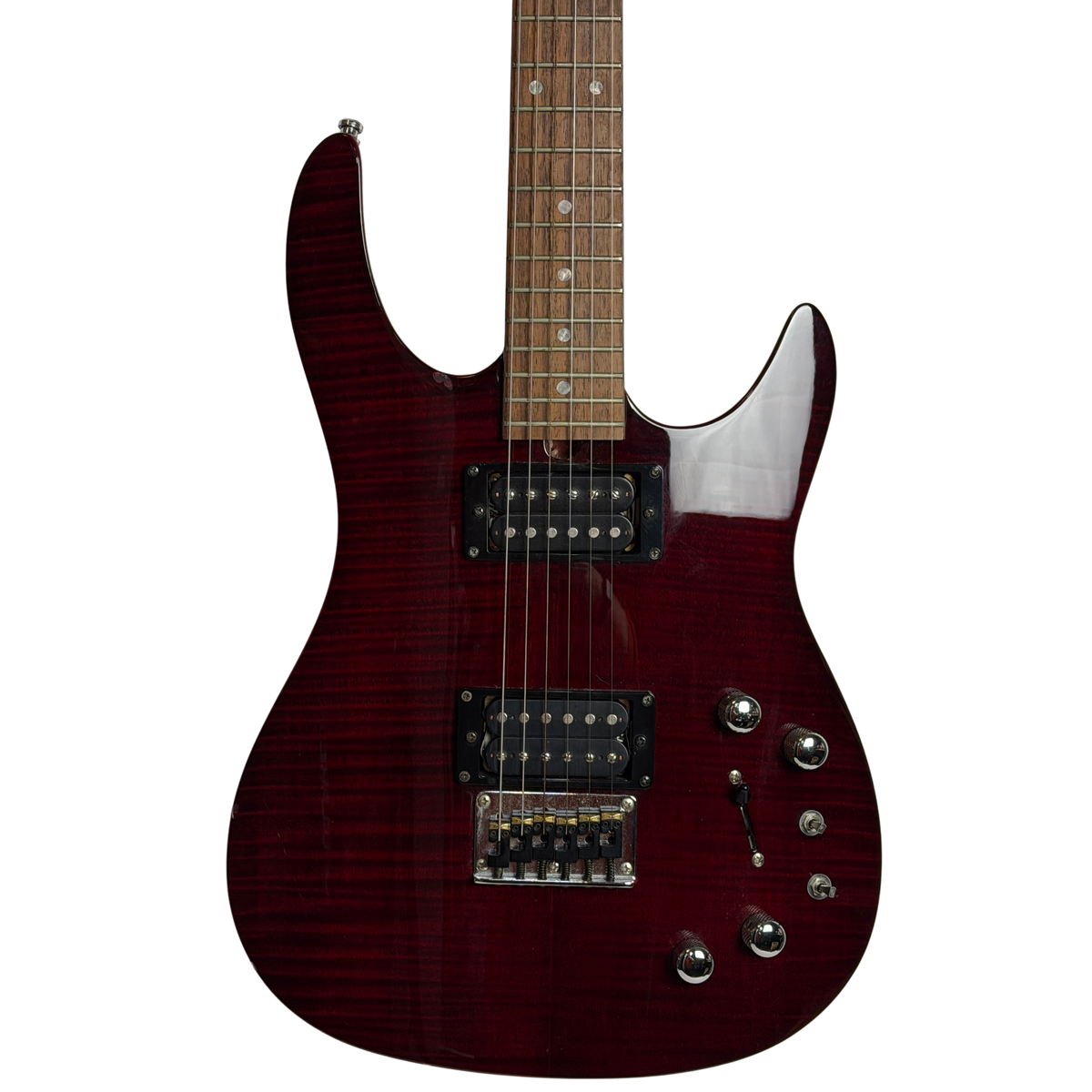 Brian Moore iM iGuitar Trans Red Flame Top Electric Guitar (Pre-Owned)