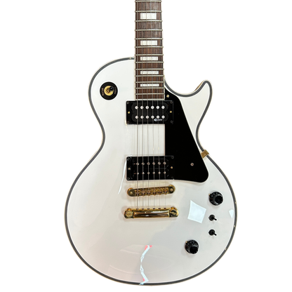 Burny RLC-55S LP with Fernandes Sustainer, Alpine White (Pre-Owned)