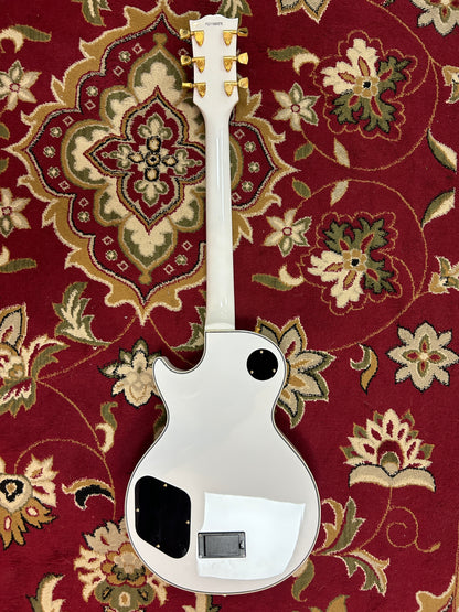 Burny RLC-55S LP with Fernandes Sustainer, Alpine White (Pre-Owned)